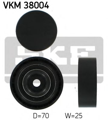 Medløberhjul, multi-V-rem VKM 38004