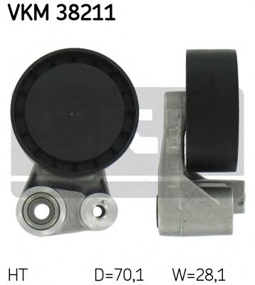Τεντωτήρας, ιμάντας poly-V VKM 38211