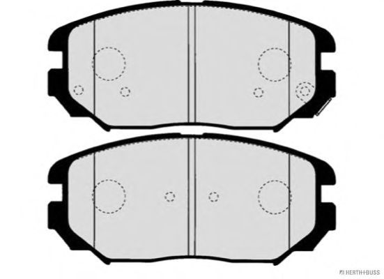 Комплект тормозных колодок, дисковый тормоз J3600544