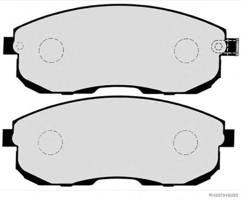 Комплект тормозных колодок, дисковый тормоз J3601044