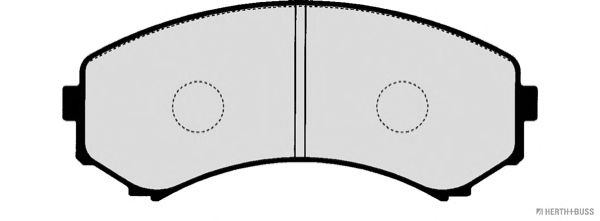 Комплект тормозных колодок, дисковый тормоз J3605047
