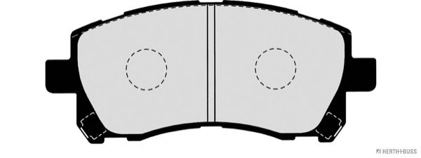 Комплект тормозных колодок, дисковый тормоз J3607013