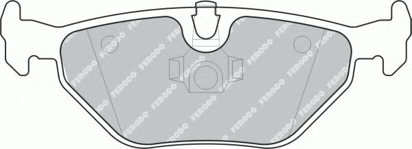 Brake Pad Set, disc brake FDB1301