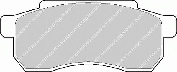 Комплект тормозных колодок, дисковый тормоз FDB305