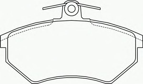 Комплект тормозных колодок, дисковый тормоз P 85 015