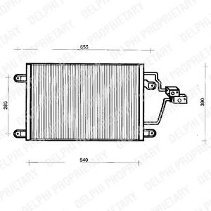 Condensator, airconditioning TSP0225200