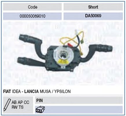 Steering Column Switch 000050069010