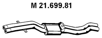 Средний глушитель выхлопных газов 21.699.81