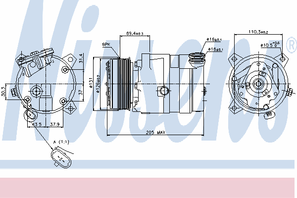 Kompressor, Klimaanlage 89062
