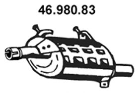 Bagerste lyddæmper 46.980.83