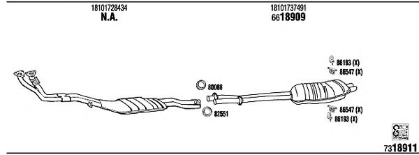 Exhaust System BW32521