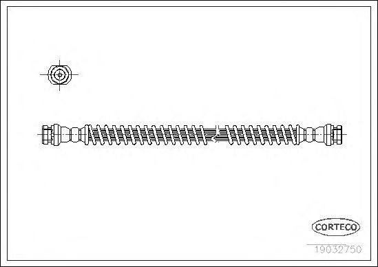 Tubo flexible de frenos 19032750