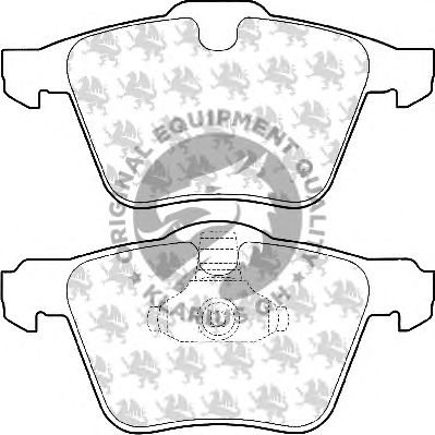 Комплект тормозных колодок, дисковый тормоз BP1559