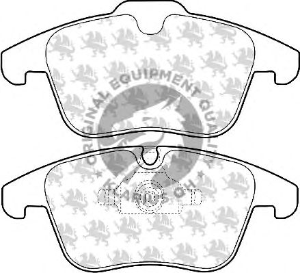 Brake Pad Set, disc brake BP1629