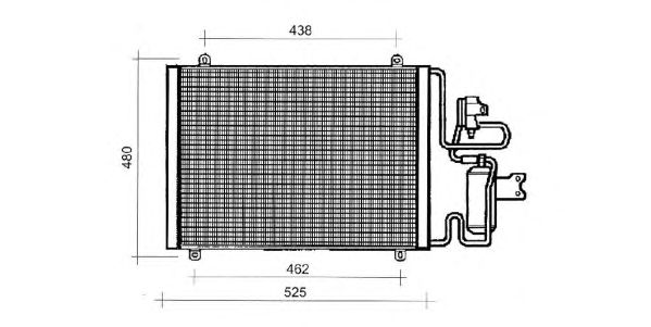 Condensador, ar condicionado QCN11