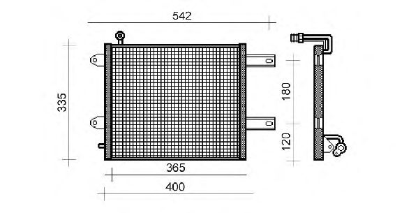 Condensator, airconditioning QCN168