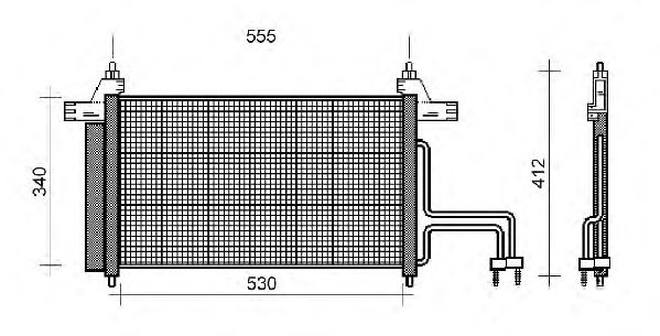 Condensator, airconditioning QCN266