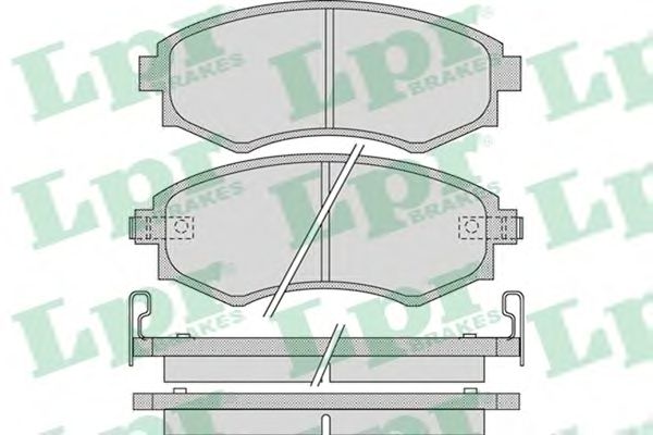 Brake Pad Set, disc brake 05P1097