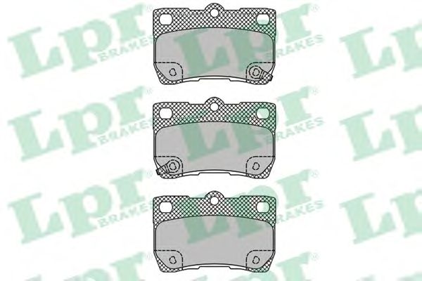 Brake Pad Set, disc brake 05P1407