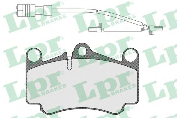 Brake Pad Set, disc brake 05P1588B
