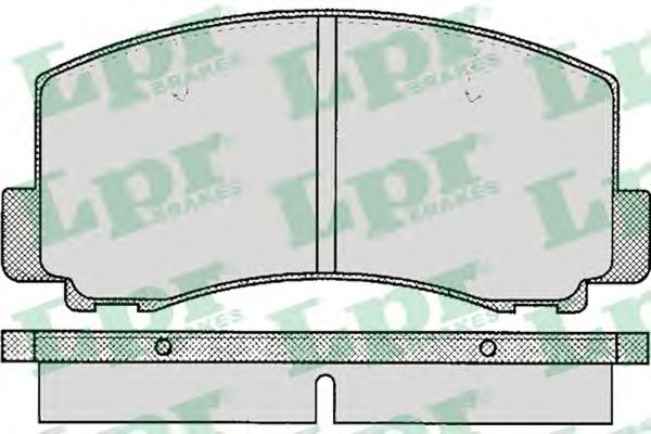 Brake Pad Set, disc brake 05P263