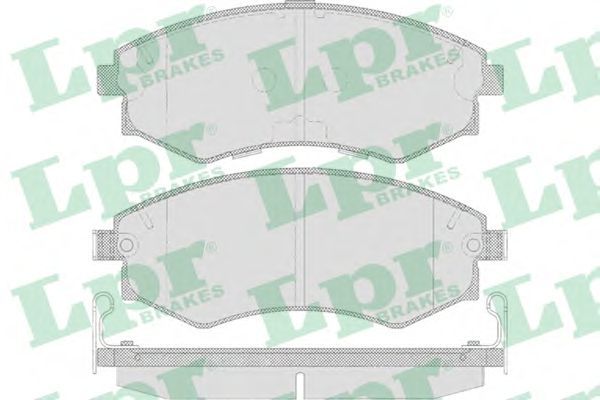 Brake Pad Set, disc brake 05P640