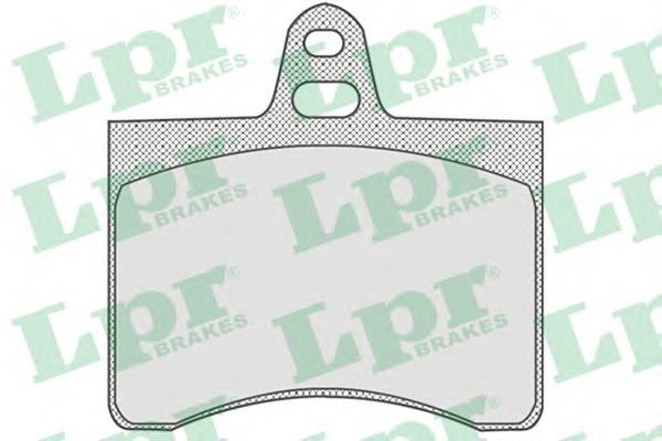 Brake Pad Set, disc brake 05P800