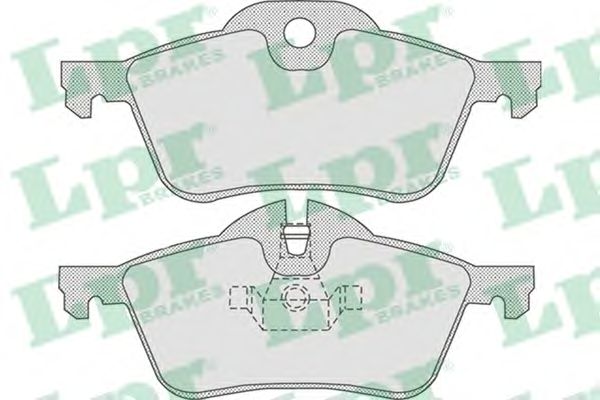 Brake Pad Set, disc brake 05P851