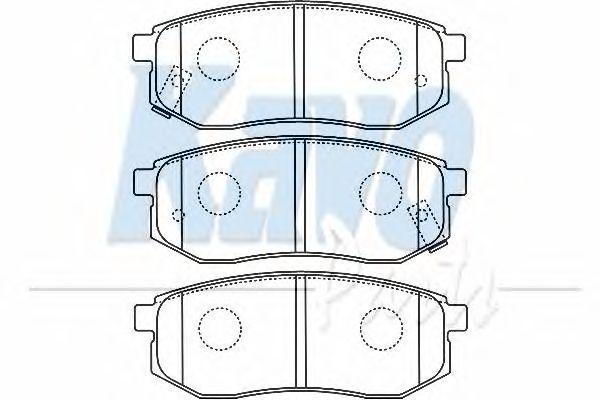 Brake Pad Set, disc brake BP-3035