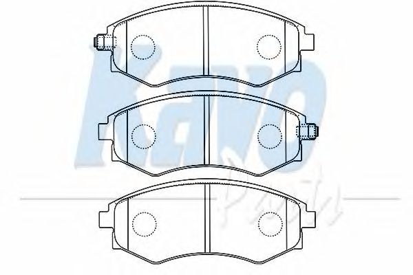 Brake Pad Set, disc brake BP-7504