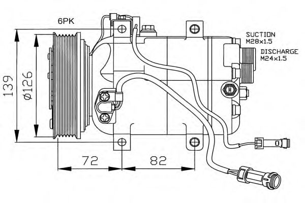 Compressor, airconditioning 32027