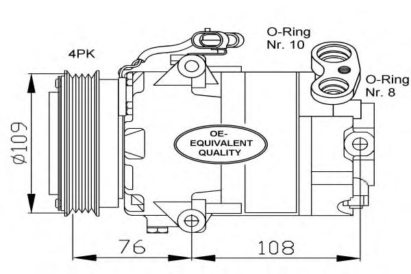 Compressor, airconditioning 32081