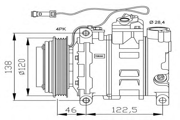 Compressor, ar condicionado 32167
