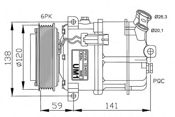 Compressor, ar condicionado 32191