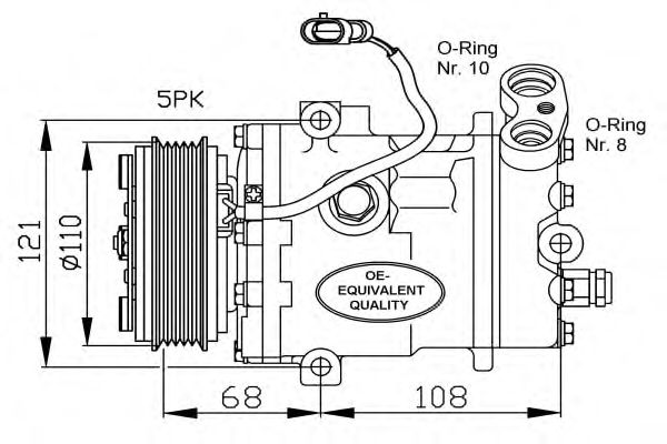 Compressor, airconditioning 32197