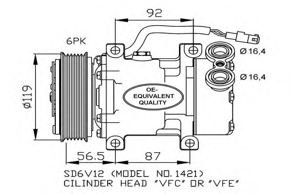 Compressor, airconditioning 32244