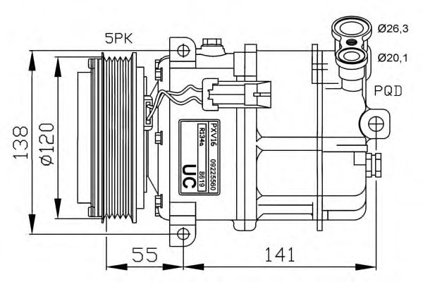 Compressor, airconditioning 32313