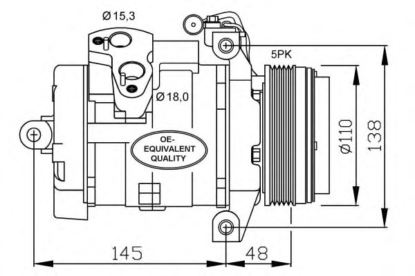 Kompressori, ilmastointilaite 32432