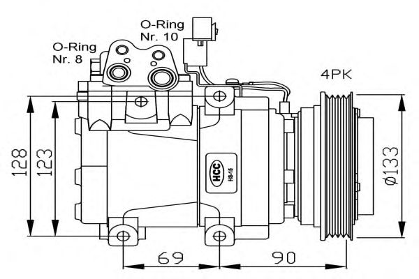 Compressor, air conditioning 32446