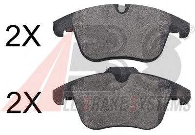 Brake Pad Set, disc brake 37686 OE