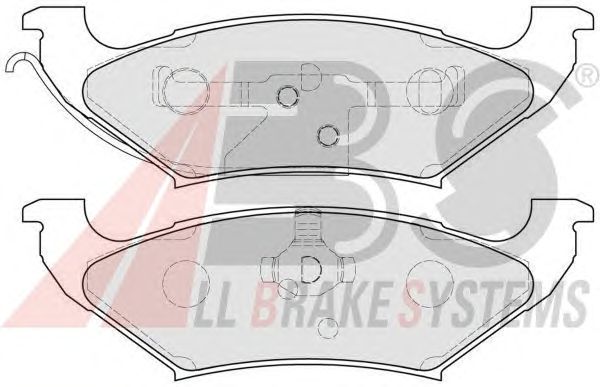 Brake Pad Set, disc brake 38544