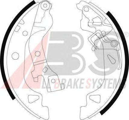 Brake Shoe Set 9075