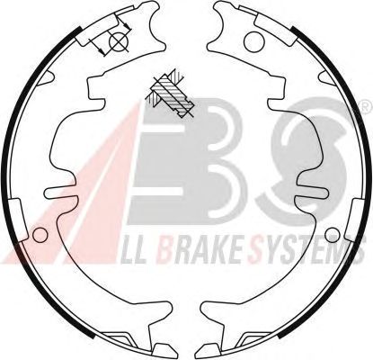 Brake Shoe Set, parking brake 9114