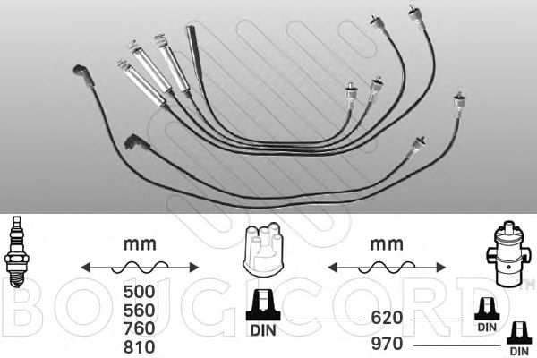 Ignition Cable Kit 4123