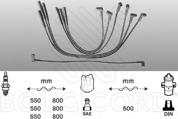 Ignition Cable Kit 7126