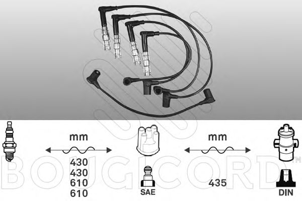 Ignition Cable Kit 7154