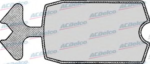 Комплект тормозных колодок, дисковый тормоз AC058115D