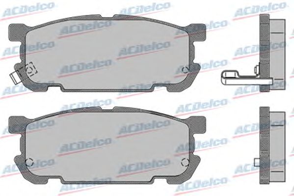 Brake Pad Set, disc brake AC0581488D