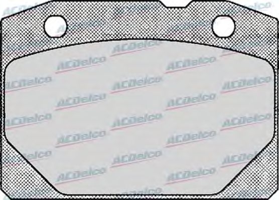 Kit de plaquettes de frein, frein à disque AC465686D