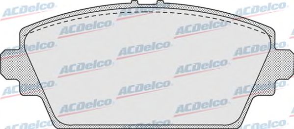 Комплект тормозных колодок, дисковый тормоз AC607981D